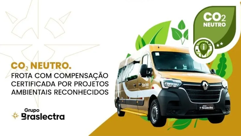 Frota com Compensação Certificada Internacionalmente, com projetos ambientais e soluções inovadoras.