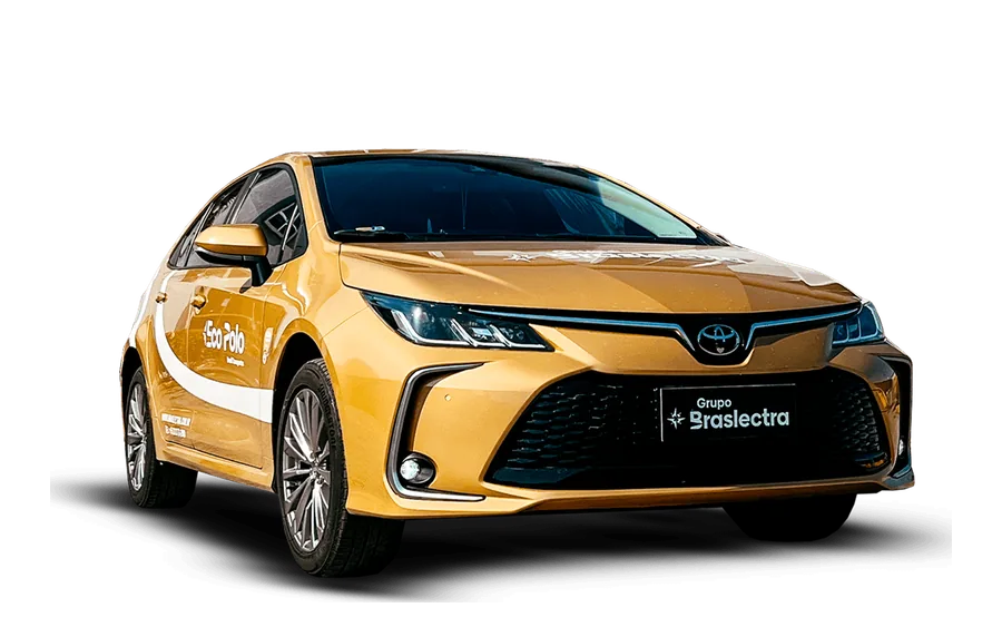 Carros executivos da frota Grupo Braslectra