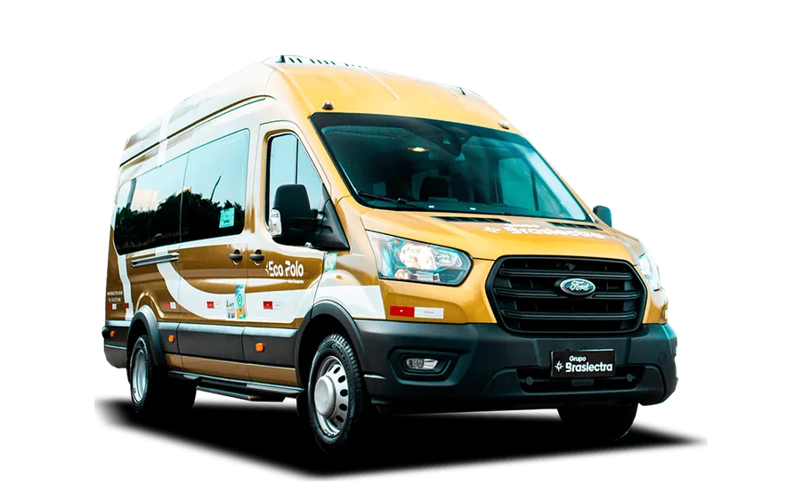 Vans executivas da frota Grupo Braslectra